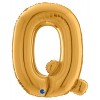 Palloncino Mylar 26'' (65cm) Lettera Q Gold (Oro) di Grabo Srl