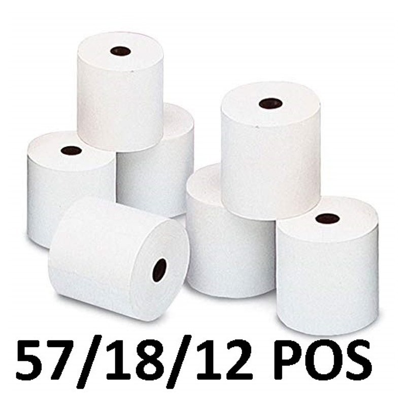 Rotolino Termico Misura 57mm X 18mt - Foro 12mm di Rotolificio Pugliese Srl
