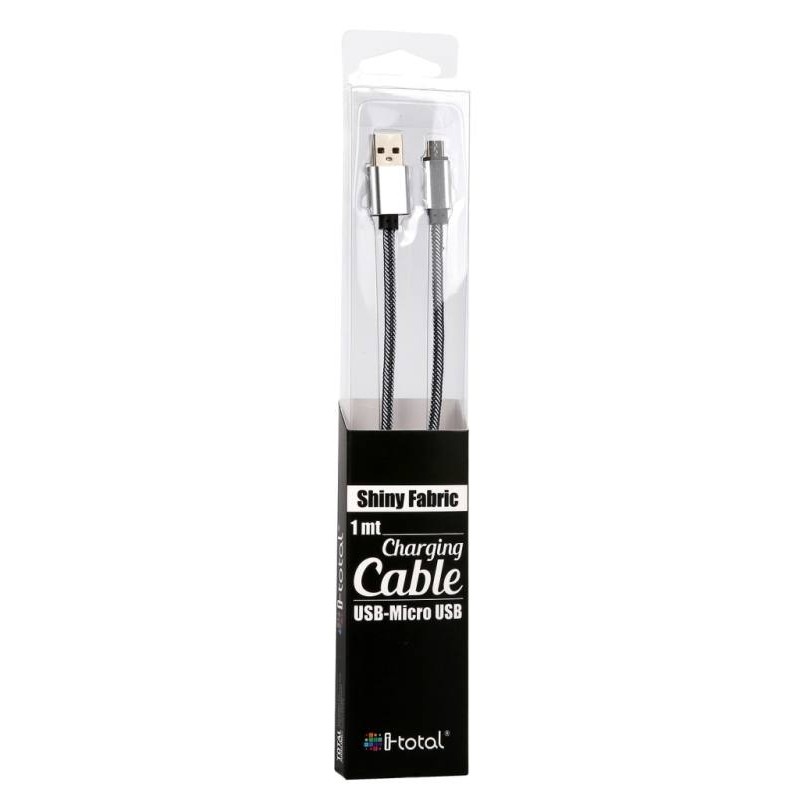 Cavo Usb-Micro Usb in Metallo di I-Total