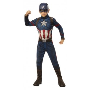 Costume Capitan America Endgame Clas 7-8 Anni / 122-128cm di Rubie'S Costume Company