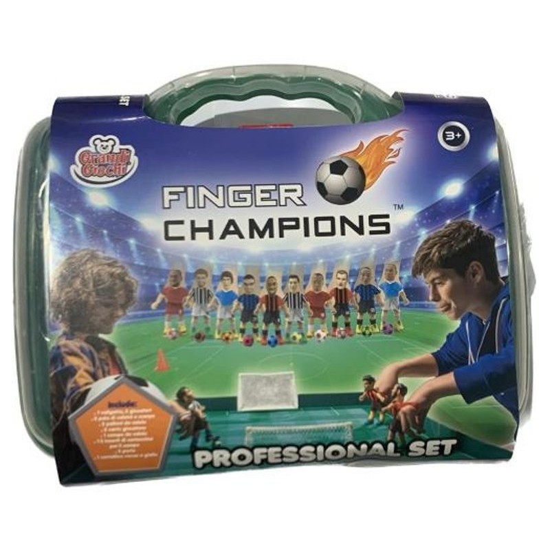 Finger Champion - Set Deluxe (Inclusi 4 Giocatori e 1 Campo) di Grandi Giochi Srl