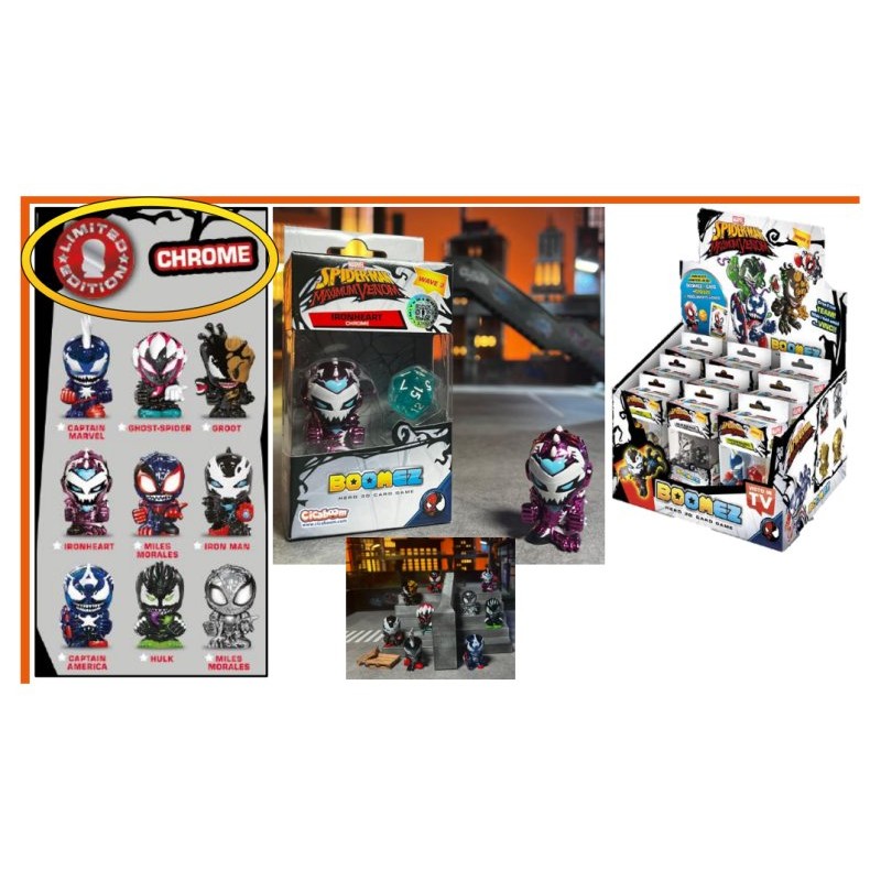 Blister Boomez Marvel con Accessorio di Sbabam