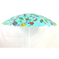 Ombrellone 200 Cm, 8 Stecche in Acciaio. Palo 32 Mm in Acciaio con Snodo.Tessuto Tnt Fantasie Assortite.