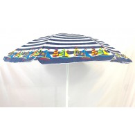 Ombrellone 200 Cm, 8 Stecche in Acciaio. Palo 32 Mm in Acciaio con Snodo.Tessuto Tnt Fantasie Assortite.