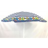 Ombrellone 200 Cm, 8 Stecche in Acciaio. Palo 32 Mm in Acciaio con Snodo.Tessuto Tnt Fantasie Assortite.