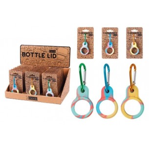 Moschettone Bicolore per Bottiglia Idrink in Gomma - Colori Assortiti di I-Total