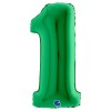 Palloncino Mylar 40'' (100cm) Numero 1 Green di Grabo Srl