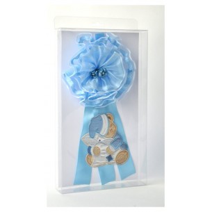 Fiocco Nascita Rebecca Celeste di Yaya'S Creations Srl