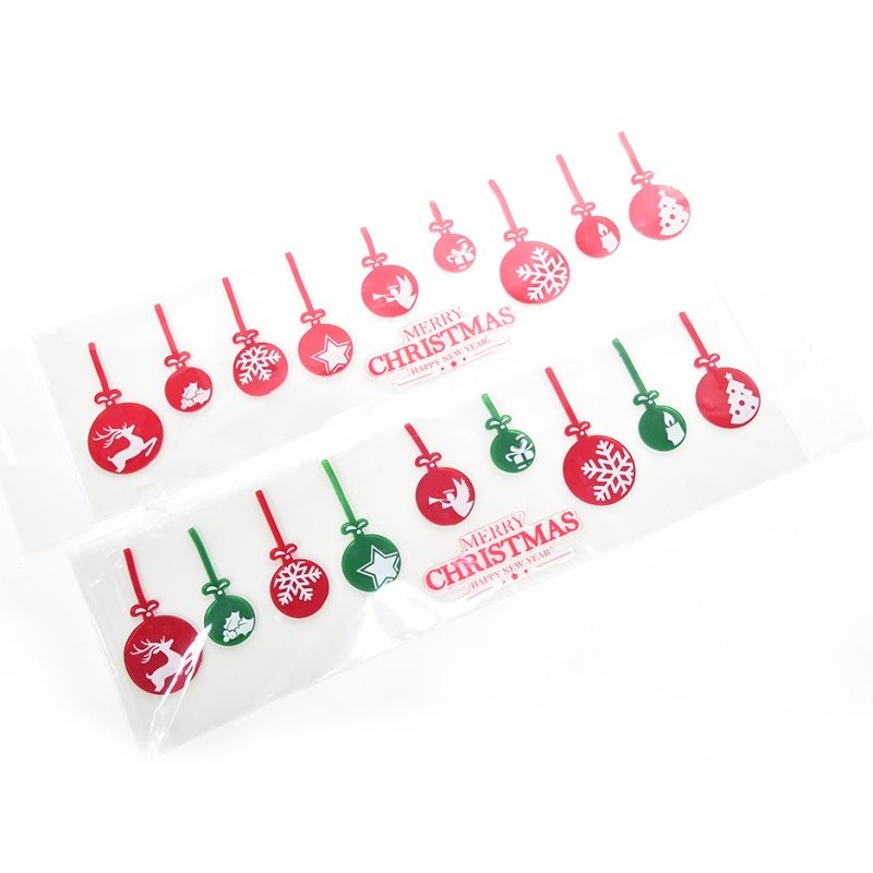 Gel Finestre Palle Natalizie 15xh.55cm Confezione Appenderia Design Assortiti di Mercury Srl