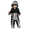 Costume Scheletrino Baby (Costume Composto da Tuta e Cappuccio) 1-2 Anni / 98-104cm di Rubie'S Costume Company