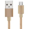 Cavo Micro Usb 1m Gold Nylon Jpx-169 di Italighter