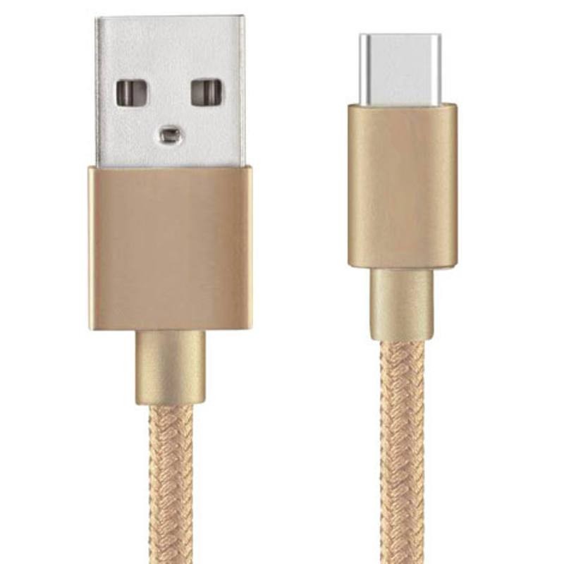 Cavo C-Type 1m Gold Nylon Jpx-170 di Italighter
