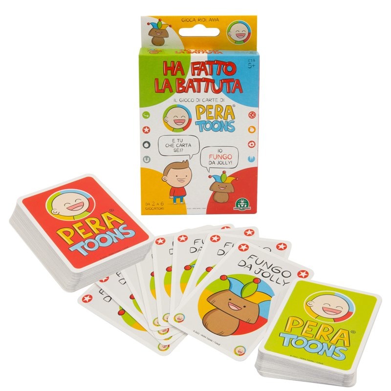 Pera Toons Cdu 12 Pz Gioco di Carte Contiene: di Giochi-Preziosi