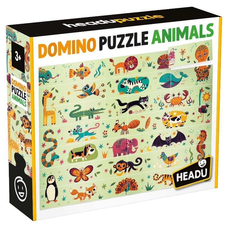 Domino Puzzle Animals di Headu Educational Puzzle