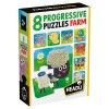 8 Progressive Puzzle The Farm di Headu Educational Puzzle