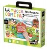 La Mucca Come Fa Montessori di Headu Baby Educational
