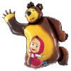 Palloncino Mylar 42'' (105cm) Masha And The Bear di Grabo Srl