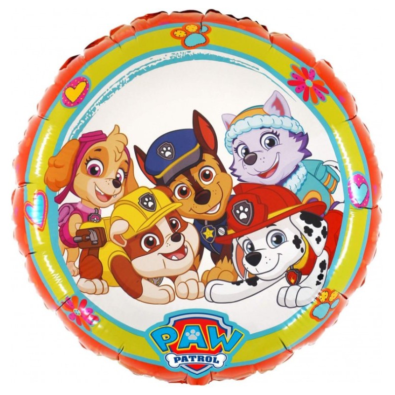 Palloncino Mylar 18'' (45cm) Paw Patrol Pawsome di Grabo Srl
