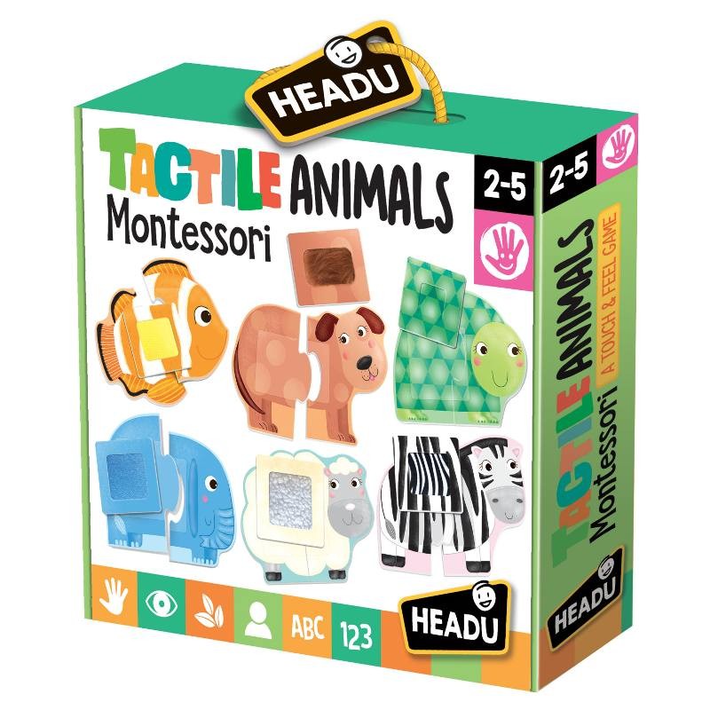 Tactile Animals Montessori di Headu Baby Educational