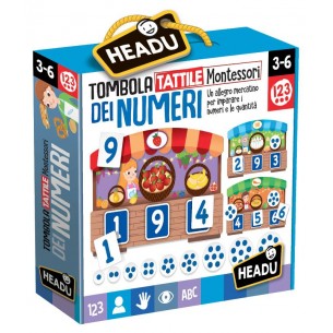 Tombola Tattile dei Numeri Montessori di Headu