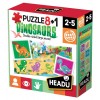 Puzzle 8+1 Dinosaurs di Headu Educational Puzzle