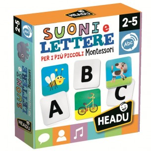 Suoni e Lettere per i Piu' Piccoli Montessori di Headu Baby Educational