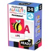 Flashcards Alfabeto Tattile e Fonetico Montessori di Headu Baby Educational