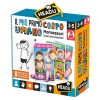 Headu Siamo Fatti Così Montessori Gioco Educativo Per Bambini 3-5 Anni, Scopri Il Corpo Umano Con Sagome E Lavagnetta, Made In Italy