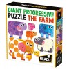 Giant Progressive Puzzle The Farm di Headu Educational Puzzle