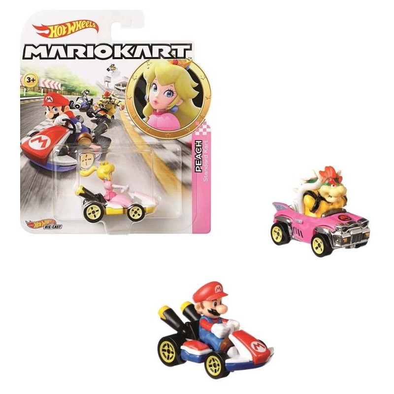 Veicoli Hw Mario Kart Asst di Mattel Hotwheels
