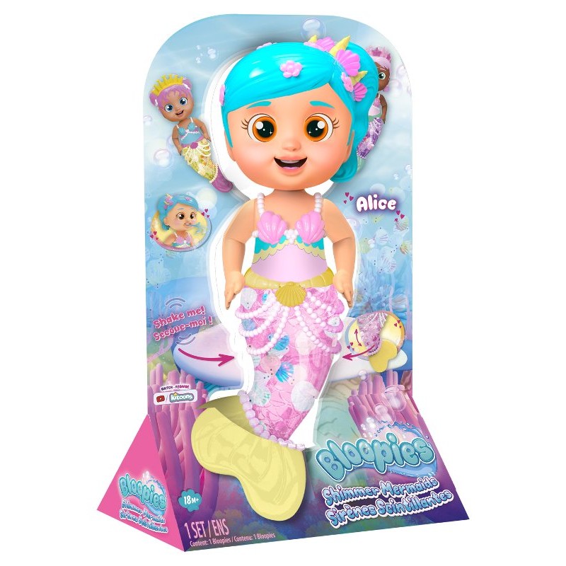 Bloopies Shimmer Mermaids Asst. 4 di Imc