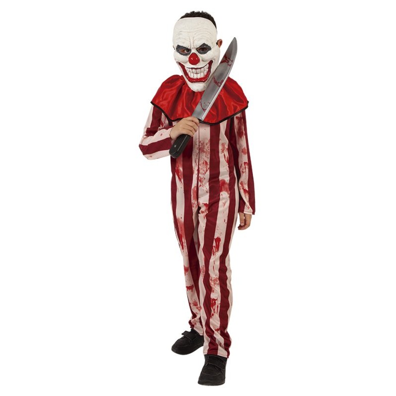 Costume Clown Sanguinoso C/Maschera 9-10 Anni / 134-140cm di Rubie'S Costume Company