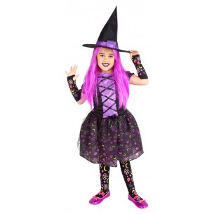 Strega Moonlight Viola 7-8 Anni / 122-128cm di Rubie'S Costume Company