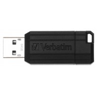 Verbatim Chiavetta Usb 64gb 2.0 Pin-Stripe Black