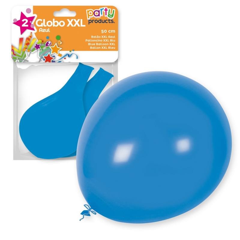 Set 2 Palloncino Xxl Blu 50 Cm di Juinsa - Juguetes Industriales, S.A.