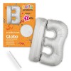 (Mylar-Poliammide) Palloncino Lettera B Argento 41,50 X 30,50 Cm di Juinsa - Juguetes Industriales, S.A.