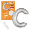 (Mylar-Poliammide) Palloncino Lettera C Argento 45,50 X 30,50 Cm di Juinsa - Juguetes Industriales, S.A.