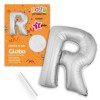 (Mylar-Poliammide) Palloncino Lettera R Argento 40 X 34,50 Cm di Juinsa - Juguetes Industriales, S.A.