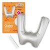 (Mylar-Poliammide) Palloncino Lettera W Argento 45,50 X 35,50 Cm di Juinsa - Juguetes Industriales, S.A.