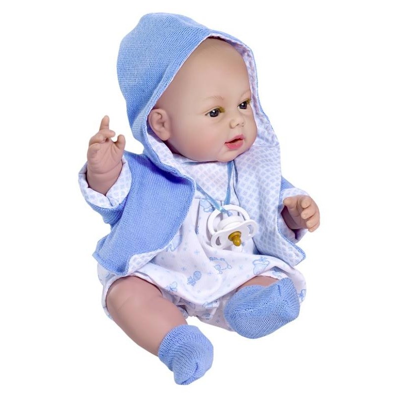 Bebe 33 Cm con Vestito Azzurro di Rauber