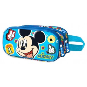 Mickey Saccucciolo Portatutto. Doble 3d Blissy di Karactermania