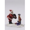 Santa With Children, Colour: Multi, Size: 4.5x7x6.5cm di Kaemingk