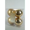 Baubles Shatterproof Mix Light Gold di Kaemingk