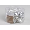 Glass Mini Stars Shiny-Matt Silver di Kaemingk