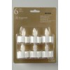 Led Plastic Tealights Bo White/Colour(S) di Kaemingk