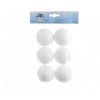 Snow Bauble Snowball Foam White di Kaemingk