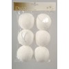 Snow Bauble Snowballs Foam White di Kaemingk