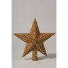 Treetopper Shatterproof Glitter Light Gold di Kaemingk