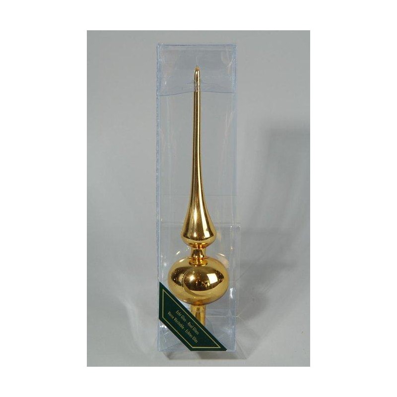 Treetopper Glass Shiny Light Gold di Kaemingk