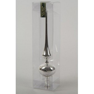 Treetopper Glass Shiny Silver di Kaemingk